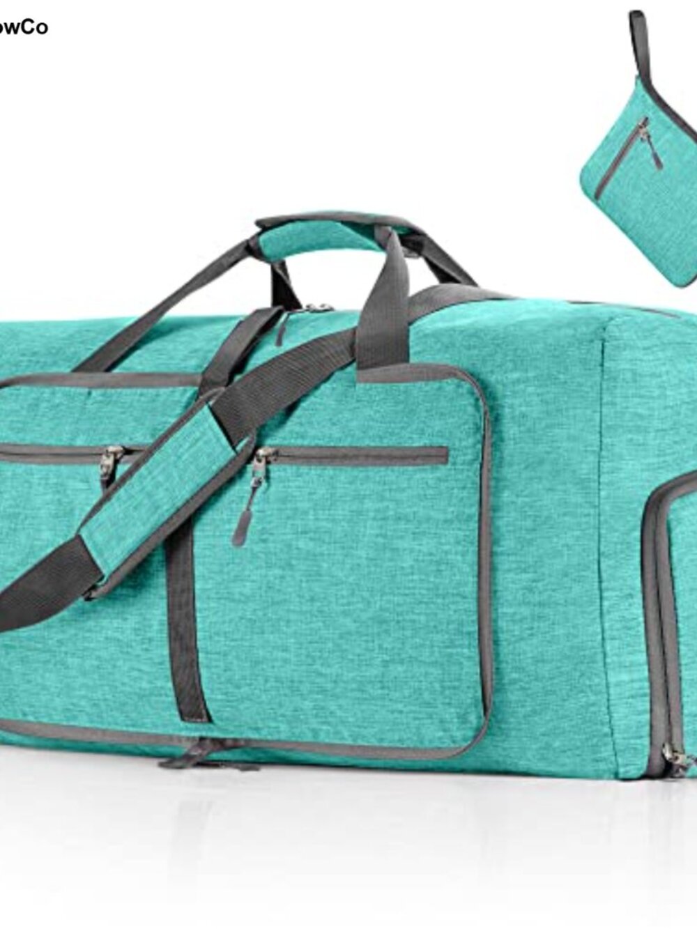 Foldable Travel Duffle Bag 65L with Shoe Compartment Waterproof